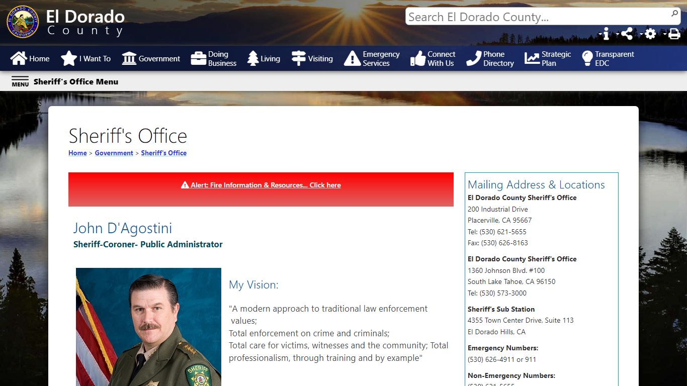 Sheriff's Office - El Dorado County, California